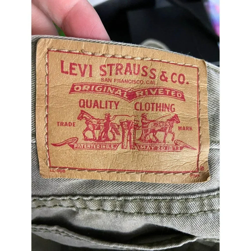 Levi’s Camel Jean Shorts Junior Size 5 Cotton‎ Summer denim khaki